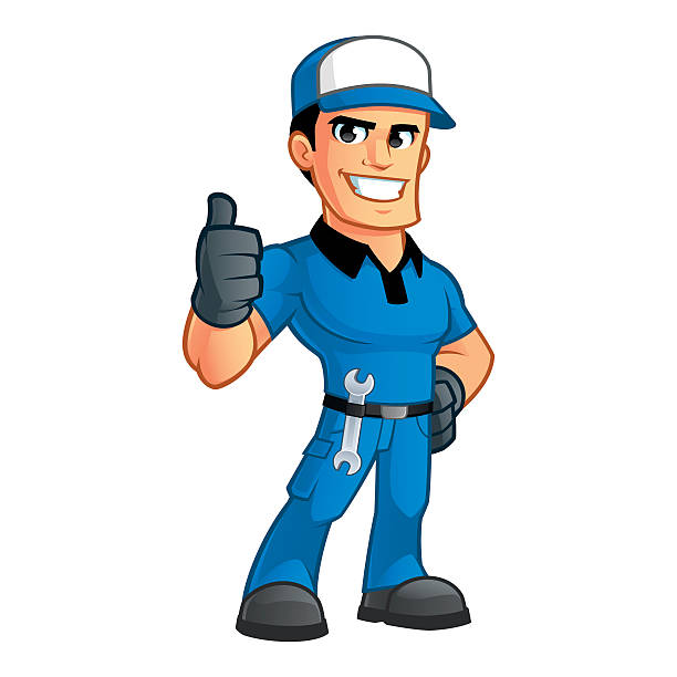 Sympathetic car mechanic, he has a spanner in his belt